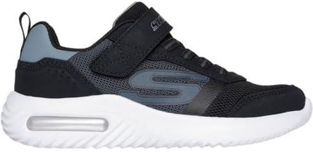 Skechers Bounder-Tech, Trampki, Black/Charcoal, 32 EU, Czarny Charcoal, 32 EU