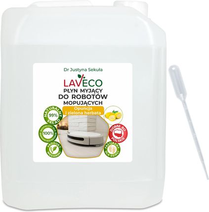 Naturalny płyn myjący do robotów mopujących - opuncja i zielona herbata - 5 l - zdjęcie 3