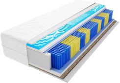 Materac Brema Trawa Multipocket Visco Molet 140X140Cm Morska Średnio / Twardy Profilowane Memory
