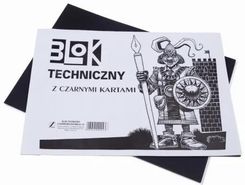 Zdjęcie Kreska Blok Techniczny A4 10 Czarnych Kartek - Rzeszów