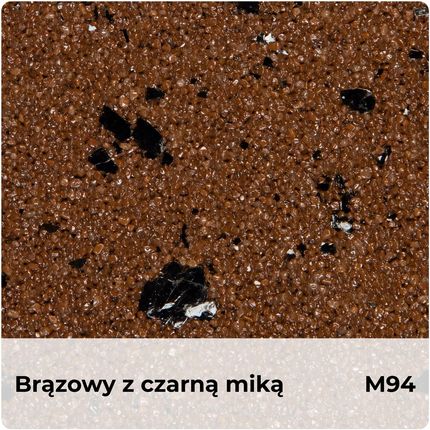 Q-Cover Tynk Mozaikowy 2x12,5kg + Grunt 3kg Brązowy Z Czarną Miką M94 6,5m2 - zdjęcie 5
