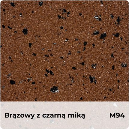 Q-Cover Tynk Mozaikowy 2x12,5kg + Grunt 3kg Brązowy Z Czarną Miką M94 6,5m2 - zdjęcie 6