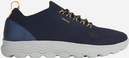 Geox Buty sportowe męskie z siatki U15BYA0006K-C4067 Granatowe