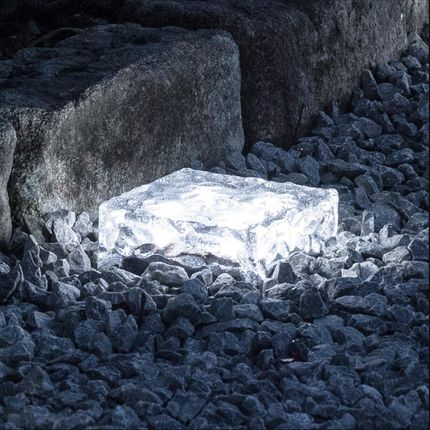 Lampa Solarna Led Ogrodowa Szklany Sześcian Ip44 Zimny Biały Gardenlie - zdjęcie 6