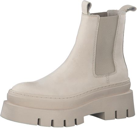 Tamaris Damen Stiefelette 1-25494-29 Creme