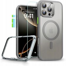 Esr Etui Na Iphone 2024 Pro 5 W 1 Zestaw Matowe Z Osłoną Ekranu I Obiektywem Aparatu Kompatybilny Magsafe Ochrona Klasy Wojskowej Matowy