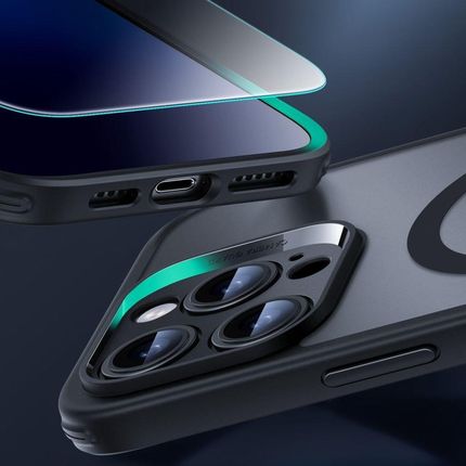 Esr Zestaw Etui Do Telefonu 2024 Pro Max Półprzezroczyste Matowe Z Osłoną Ekranu Kompatybilne Magsafe Ochrona Klasy Wojskowej Seria Klasyc - zdjęcie 2