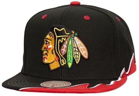 Mitchell & Ness NHL czapka Snapback Rising Tide Chicago Blackhawks, czarny, jeden rozmiar