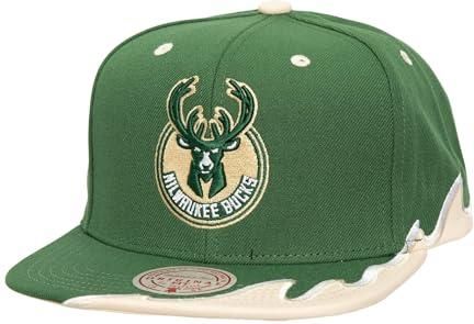 Mitchell & Ness NBA czapka Snapback Rising Tide Milwaukee Bucks, zielony, jeden rozmiar