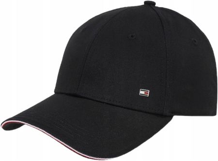 Tommy Hilfiger Czapka Z Daszkiem Th Corporate Cotton 6 Panel Cap Czarna