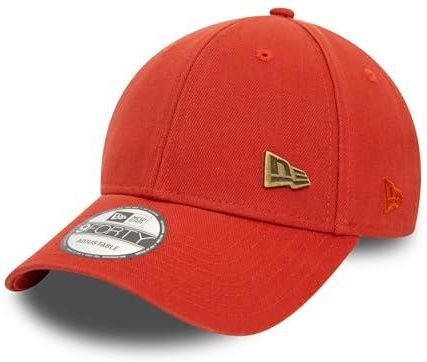 New Era Czapka z daszkiem 9Forty regulowany strapback zakrzywiony daszek metalowa szpilka kapelusz czerwony - One-Size