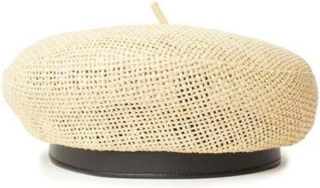 kapelusz BRIXTON - Audrey Straw Ii Beret Tangerine (TAN) rozmiar: XS