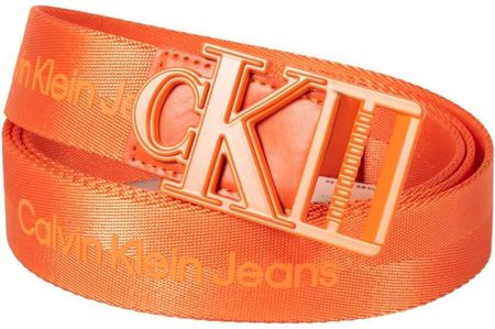 Calvin Klein Jeans Pasek - K50K510475 SCB - Pomarańczowy- Rozmiar: 105(EU)