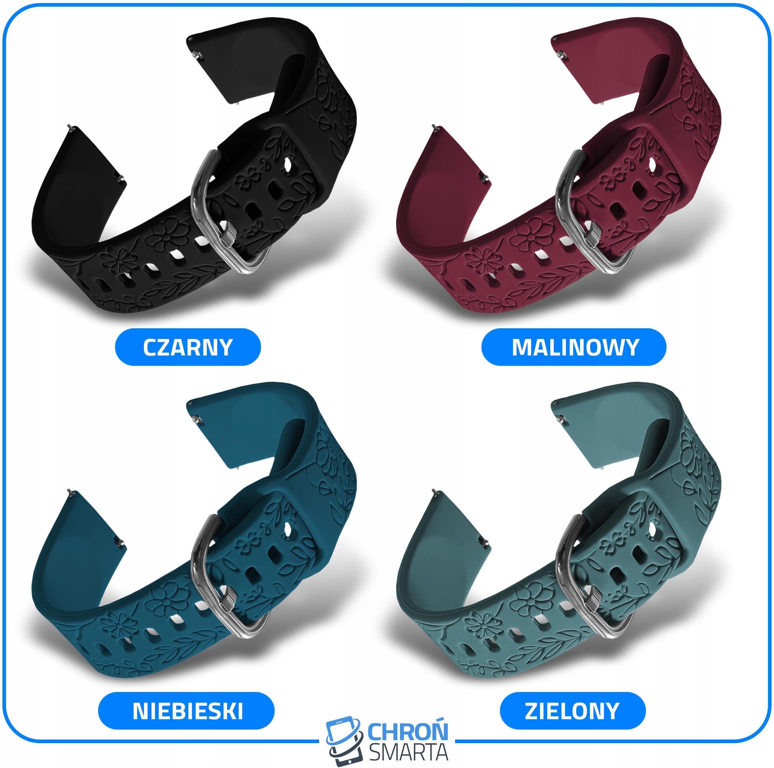 Chronsmarta Pasek Do Samsung Galaxy Watch 7 40Mm Smartwatch Zielona