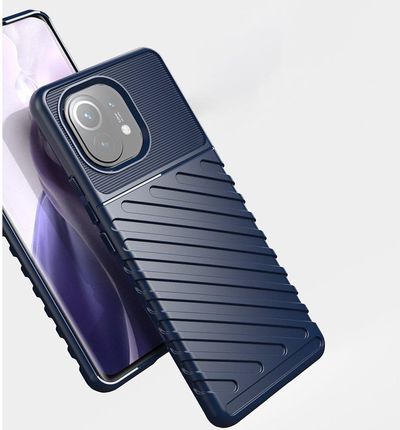 Hurtel Thunder Case Elastyczne Pancerne Etui Pokrowiec Xiaomi Mi 11 Niebieski