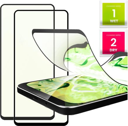 Hello Case 2X Szkło Hybrydowe Do Xiaomi Mi 10T 5G (9H, 5D, Ochronne, Na Cały Ekran)