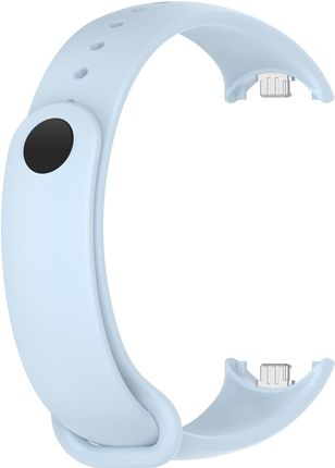 Bizon Silikonowy Pasek Strap Watch Silicone Do Xiaomi Smart Band 9 Nfc 8 Jasnoniebieski - zdjęcie 3