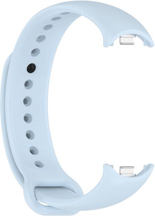 Bizon Silikonowy Pasek Strap Watch Silicone Do Xiaomi Smart Band 9 Nfc 8 Jasnoniebieski - zdjęcie 5