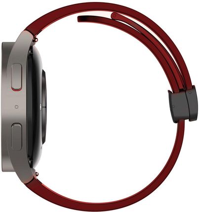 Bizon Silikonowy Pasek Strap Watch Silicone Do Galaxy Fe 7 6 Classic 5 Pro 4 Burgundowy - zdjęcie 3