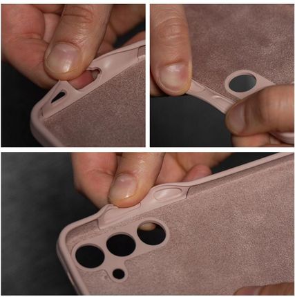 Partner Futerał Silicone 2Mm Do Samsung A35 5G Pudrowy Róż - zdjęcie 5