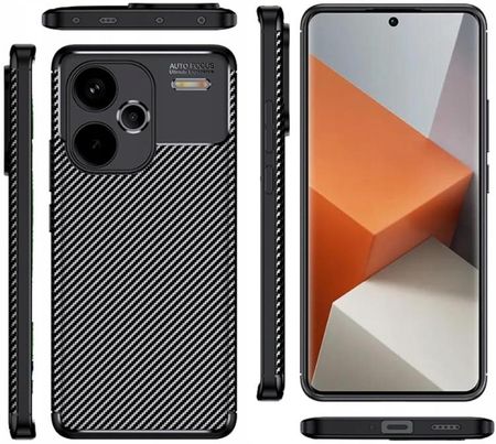 Atrax Obudowa Plecki Pancerne Carbon Do Xiaomi Note 13 Pro Plus 5G Case Szkło - zdjęcie 6