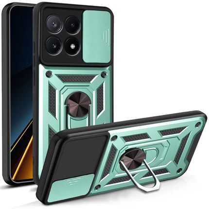 Erbord Pancerne Etui Do Xiaomi Poco X6 Pro 5G Obudowa Z Podstawką Case Ringiem