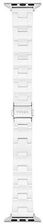 Fossil Pasek Kompatybilny Z Apple Watch 38 40 41 Mm 18 Biała Taśma Ceramiczna S380005 Biały Bransoletka