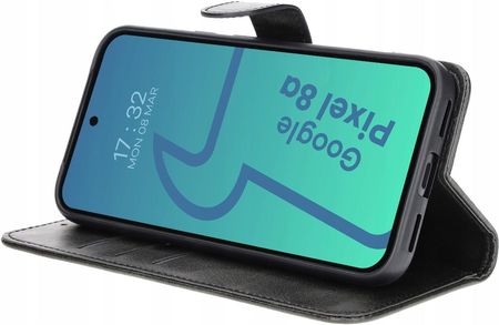 Bizon Etui Z Klapką Do Google Pixel 8A  Kieszonkami  Zamykane  Na Karty - zdjęcie 6