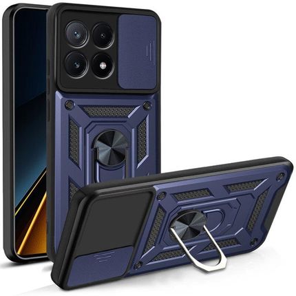 Erbord Pancerne Etui Do Xiaomi Poco X6 Pro 5G Obudowa Z Podstawką Case Ringiem