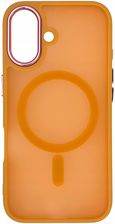 Hurtel Etui Do Iphone 16 Magsafe Case Pomaranczowe Plecki Matowe Matt Pokrowiec