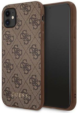 Guess Charms 4G Hard Cover Dla Apple Iphone 11   Braun