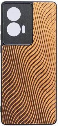 Bewood Drewniane Etui Fale Merbau Do Motorola Edge 50 Fusion