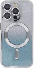 Tecto Shield Etui Sparkleflex Mag Do Apple Iphone 15 Pro Srebrny Gradient