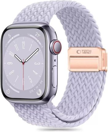 4KomPl Pasek Nylonowy Do Apple Watch 4 5 6 7 8 9 Se Ultra 1 2 42 44 45 49 Mm Nylonmag Periwinkle