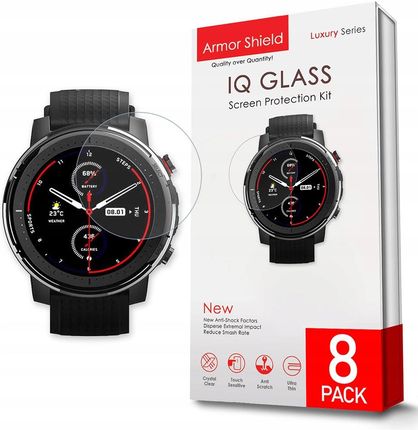 Armorshield Megapack 8W1 Pancerne Szkło Szybka Szkiełko Do Xiaomi Amazfit Stratos 3