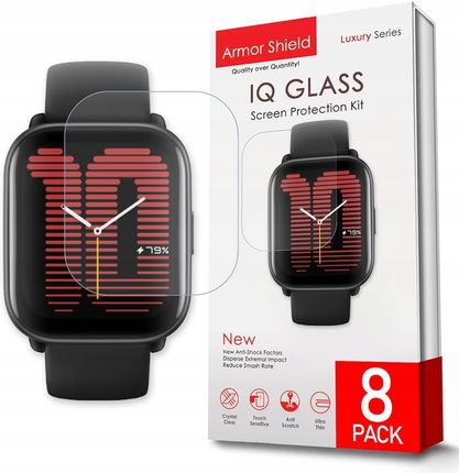 Armorshield Megapack 8W1 Pancerne Szkło Ochronne Szybka Szkiełko Do Amazfit Active 42Mm