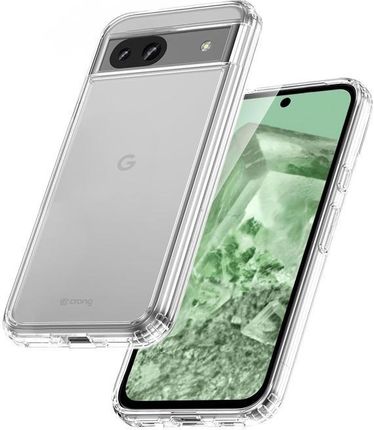 Crong Crystal Shield Cover   Etui Google Pixel 8A  Przezroczysty 