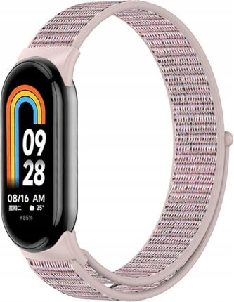 Apgo Pasek Opaska Bransoleta Nylon Sport Różowy Do Xiaomi Mi Band 9