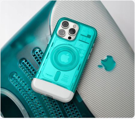 Spigen Etui Classic C1 Mag Magsafe Do Iphone 16 Pro Max  Turkusowe - zdjęcie 4