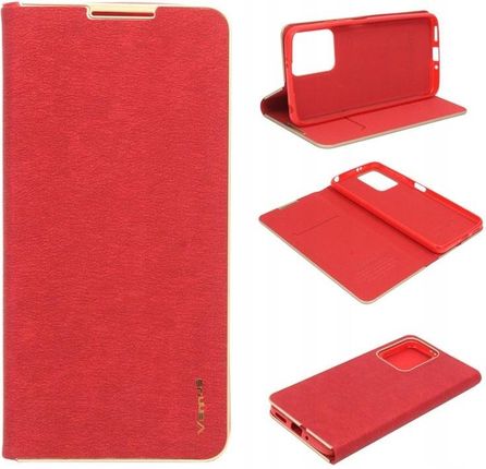 Vennus Etui Xiaomi Redmi Note 12 5G 22101317C I Poco X5 Flip Czerwone