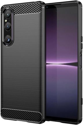 Hurtel Izmael Etui Carbon Bush Tpu Do Sony Xperia 1 V   Czarny Kp26920