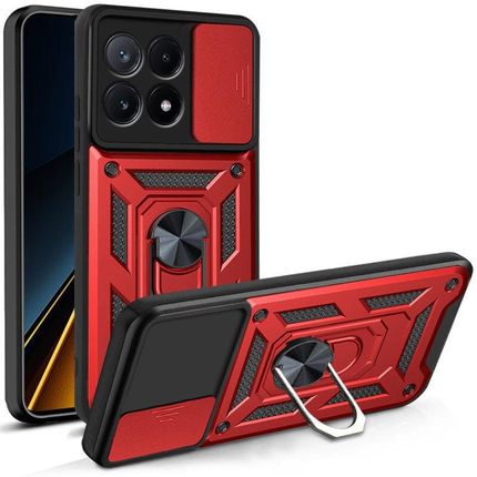 Erbord Pancerne Etui Do Xiaomi Poco X6 Pro 5G Obudowa Z Podstawką Case Ringiem