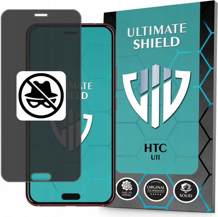 Ultimate Shield Najlepsze Szkło 5D Antyszpiegowskie Do Htc U11 Matowe Oryginalne