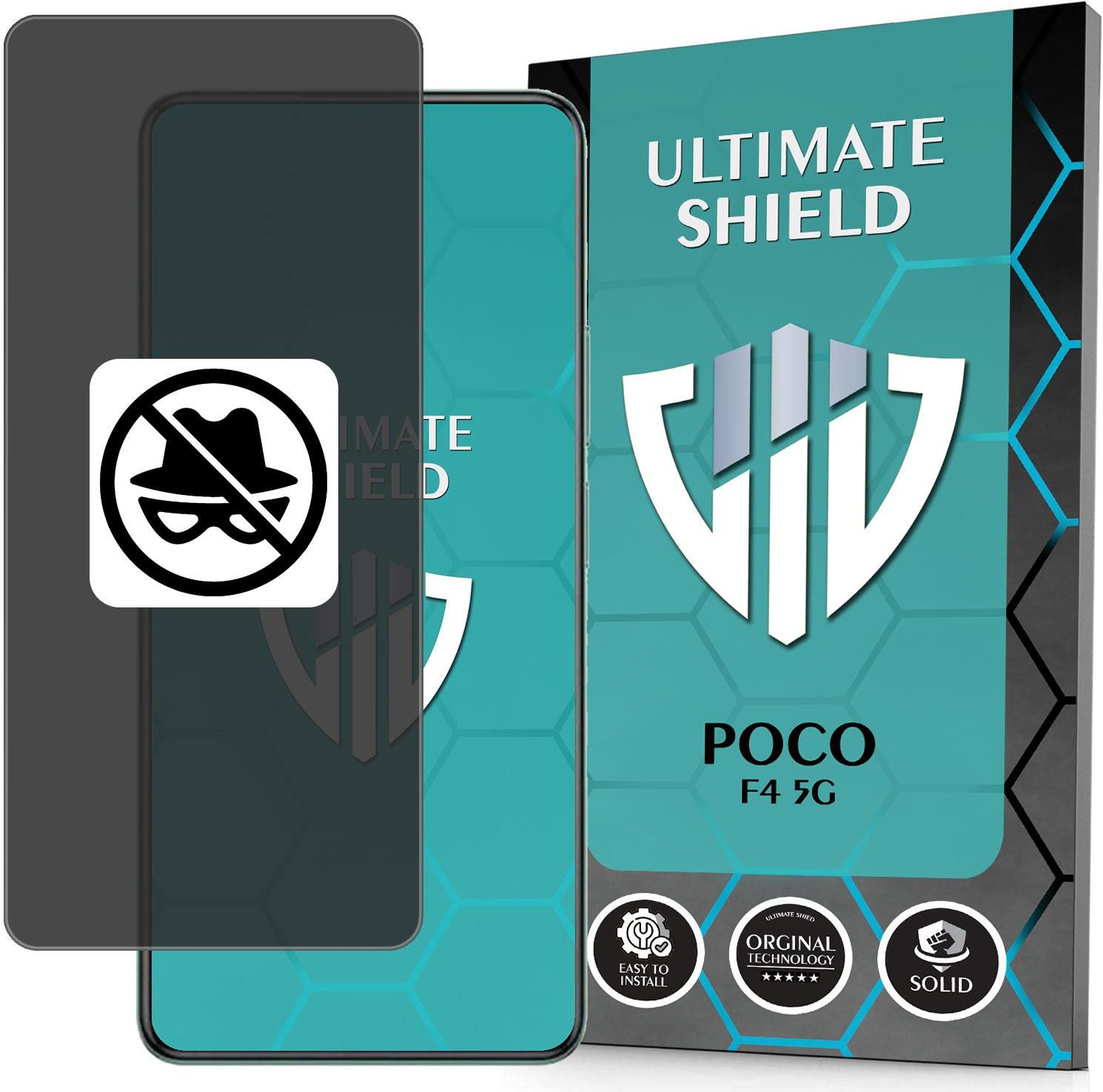 Ultimate Shield Najlepsze Szkło 5D Antyszpiegowskie Do Poco F4 5G ...