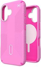 Speck Presidio2 Grip Clicklock   Magsafe   Etui Iphone 16  True Pink   Shocking White