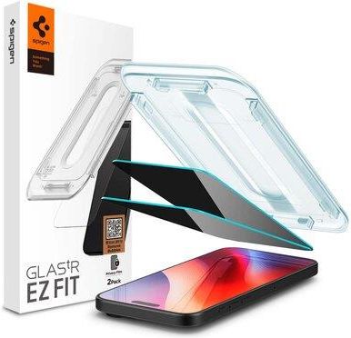 Spigen Szkło Hartowane Glas.Tr Ez Fit Privacy Do Apple Iphone 16 Pro (2 Szt.)