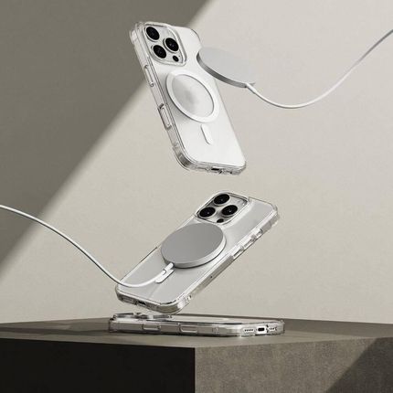 Ringke Etui Fusion Magnetic Magsafe Do Apple Iphone 16 Pro Max Przezroczysty   - zdjęcie 5