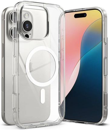 Ringke Etui Fusion Magnetic Magsafe Do Apple Iphone 16 Pro Max Przezroczysty   - zdjęcie 6