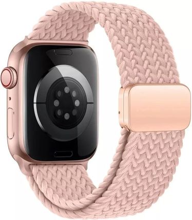 4KomPl 4Kom Pl Pasek Nylonowy Do Apple Watch 4 5 6 7 8 9 Se Ultra 1 2 42 44 45 49 Mm Nylonmag Dusty Rose