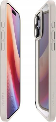 Spigen Etui Ultra Hybrid Do Apple Iphone 16 Pro Max Przezroczysto-Beżowy - zdjęcie 2